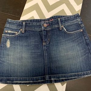 Jean Mini skirt